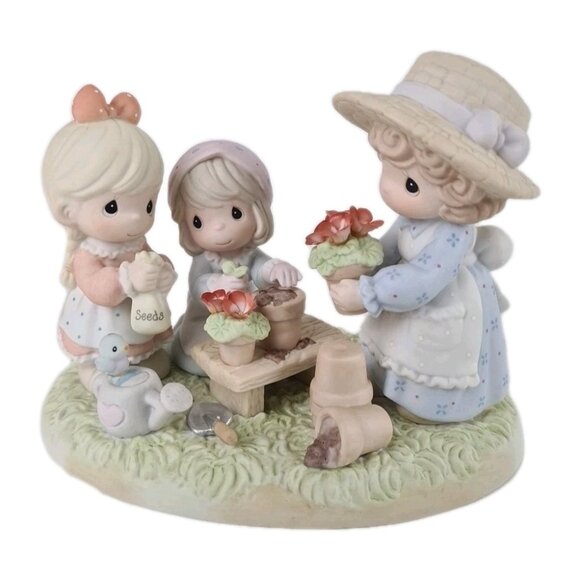 Precious Moments 101548 Planting The Seeds Of Love Rare Porcelain Figurine - Picture 1 of 7
